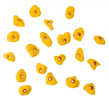 Klettergriffe in vielen, teilweise auch neuen, Farben. Für Kinder und Erwachsene.